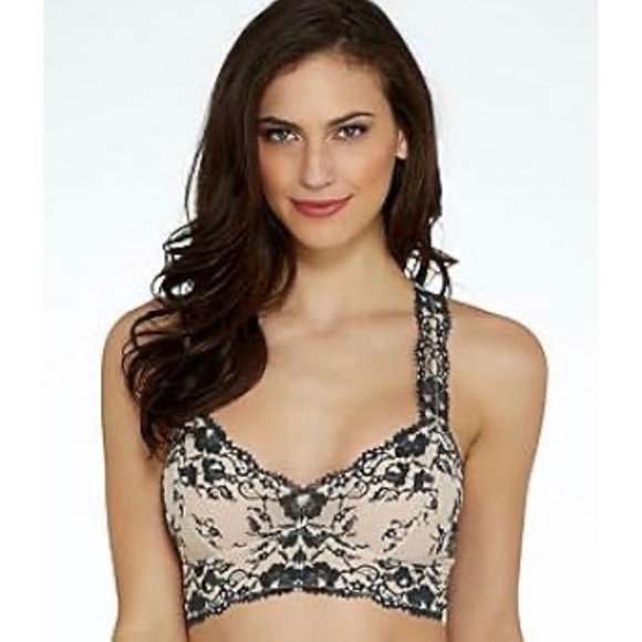 Free People Other - Free People Wild Roses Bralette CREAM and Black Size XS